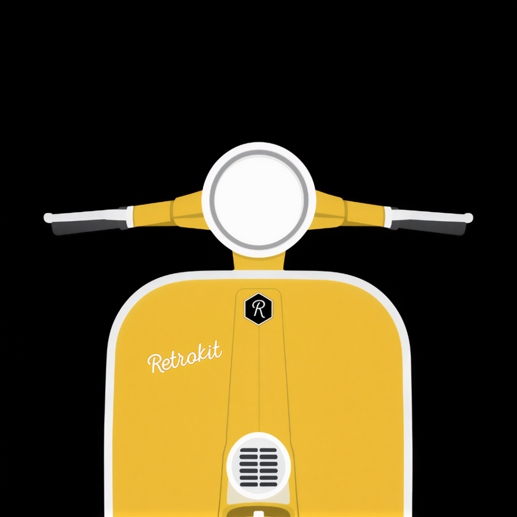 Immagine stilizzata Vespa Primavera Retrokit